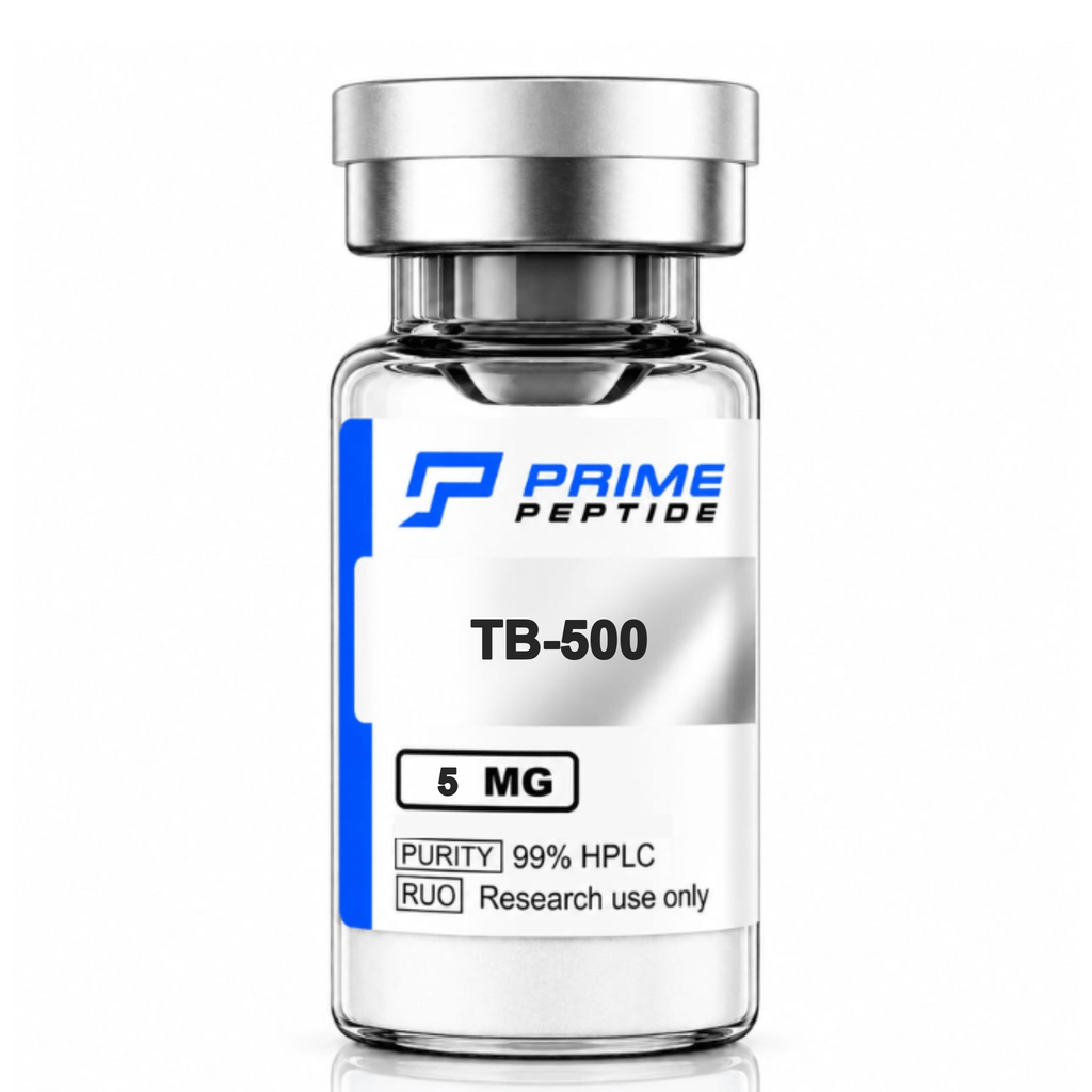 Prime Peptide TB-500 5mg vial - Rapid recovery and muscle healing wellness research peptide